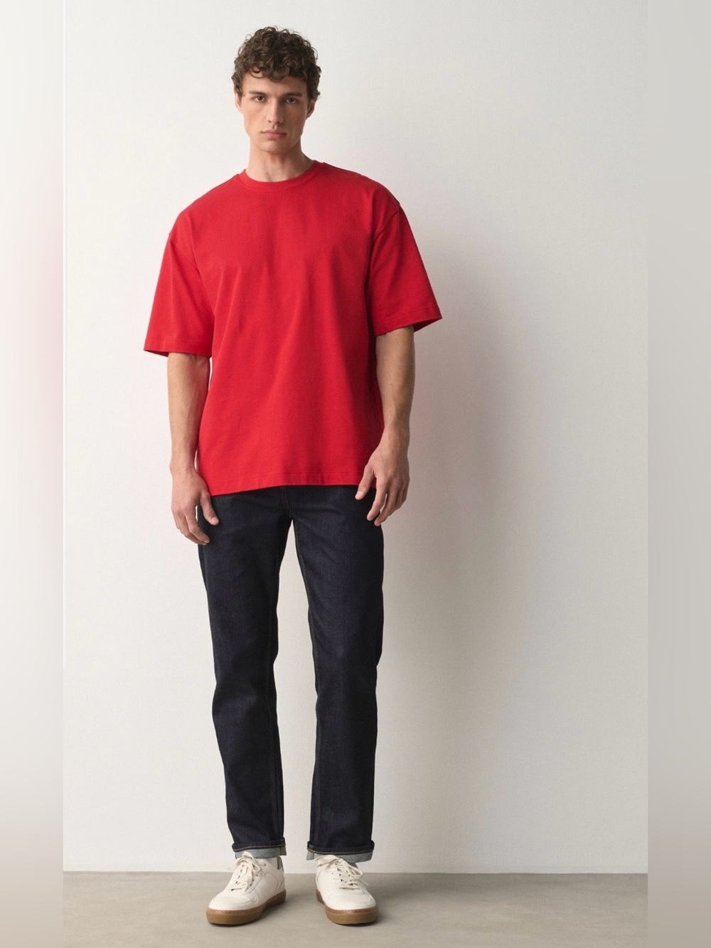 Gildan Red Men’s Crewneck T-Shirt